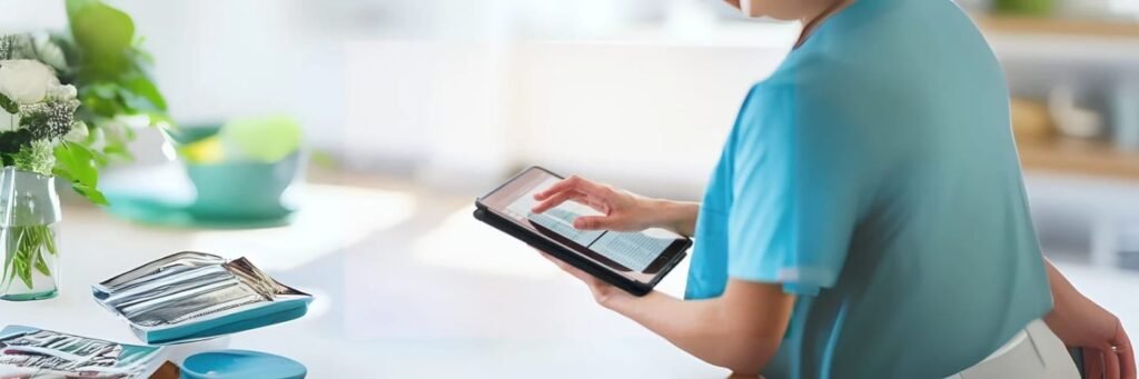 Digital Health Records in India – ABHA health ID card illustration