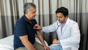 Doctor home visit consultation